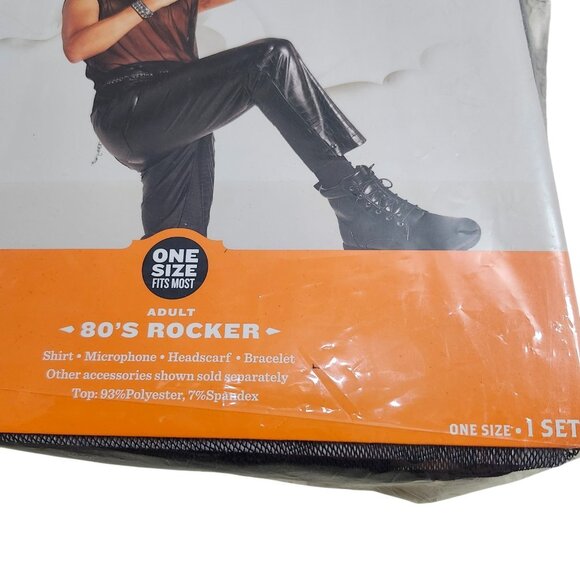 Hyde and Eek Adult 80's Rocker Rock Star Costume - One Size - NWT - 1980's - Picture 5 of 8
